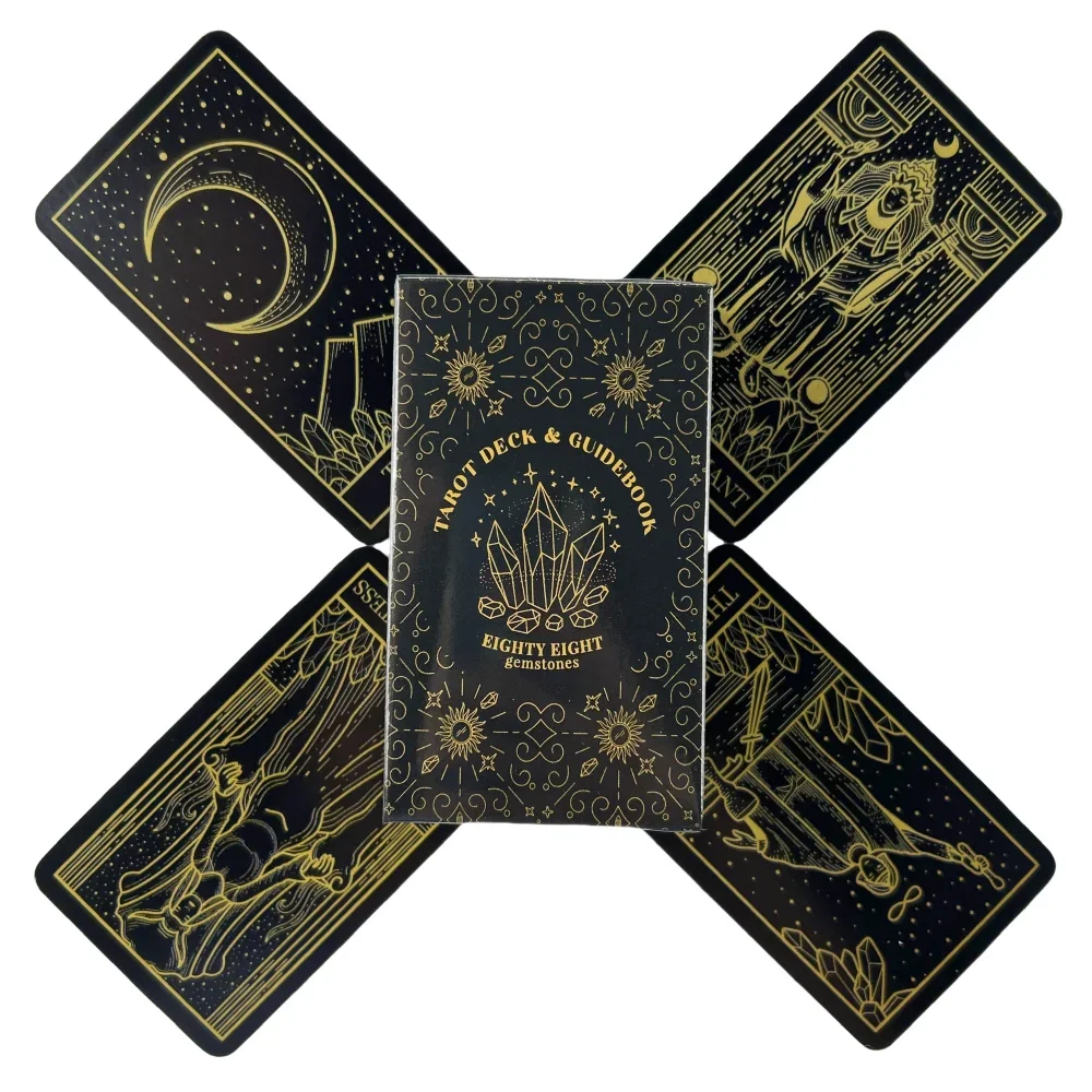 Tarot Místico de Ochenta y Ocho Milagros: Mazo de 78 Cartas, Edición de Adivinación en Inglés, Juego de Mesa