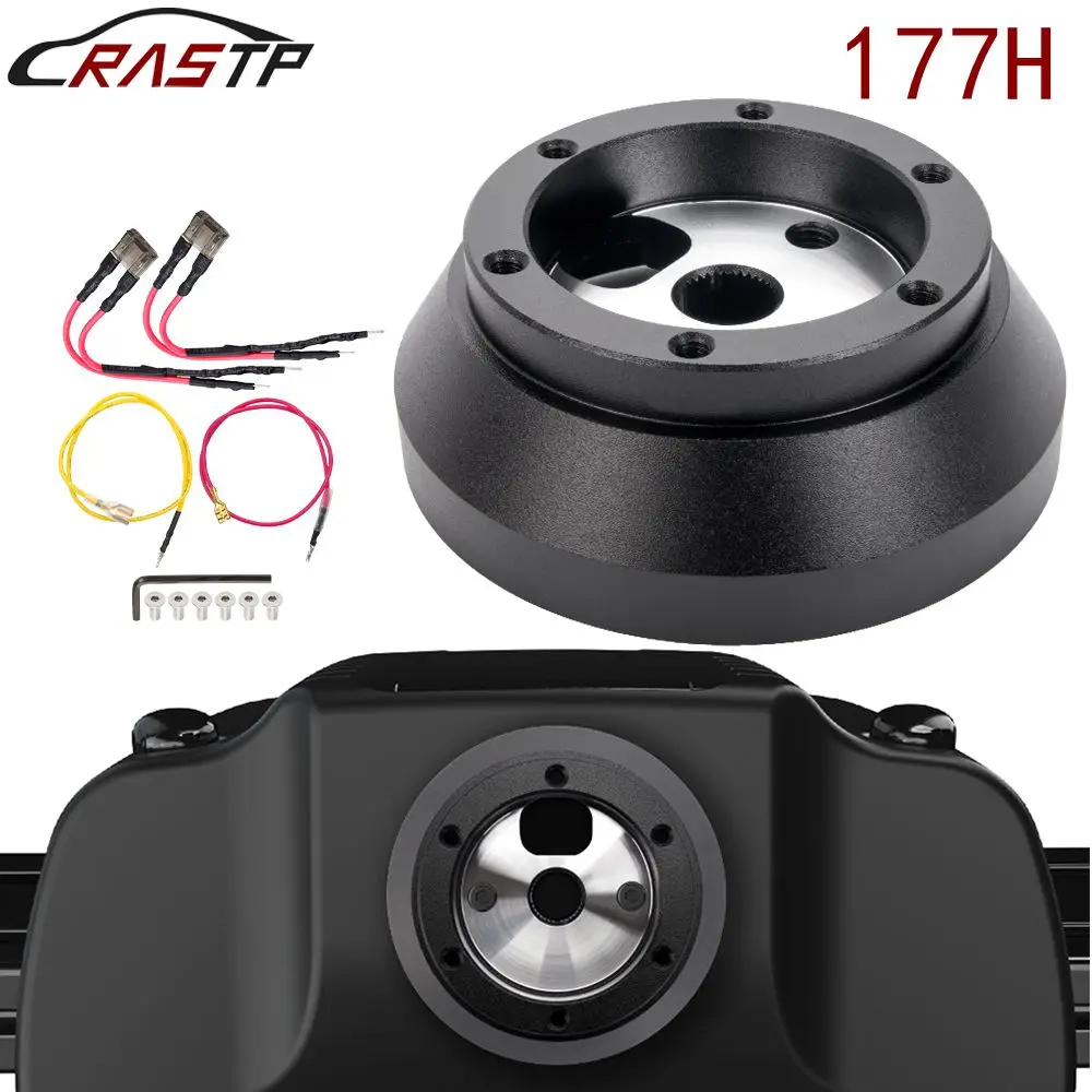 

RASTP-177H Steering Wheel 6 Hole Short Hub Adapter Kit For 2006 - 2014 Chevrolet Silverado / GMC Sierra RS-QR067