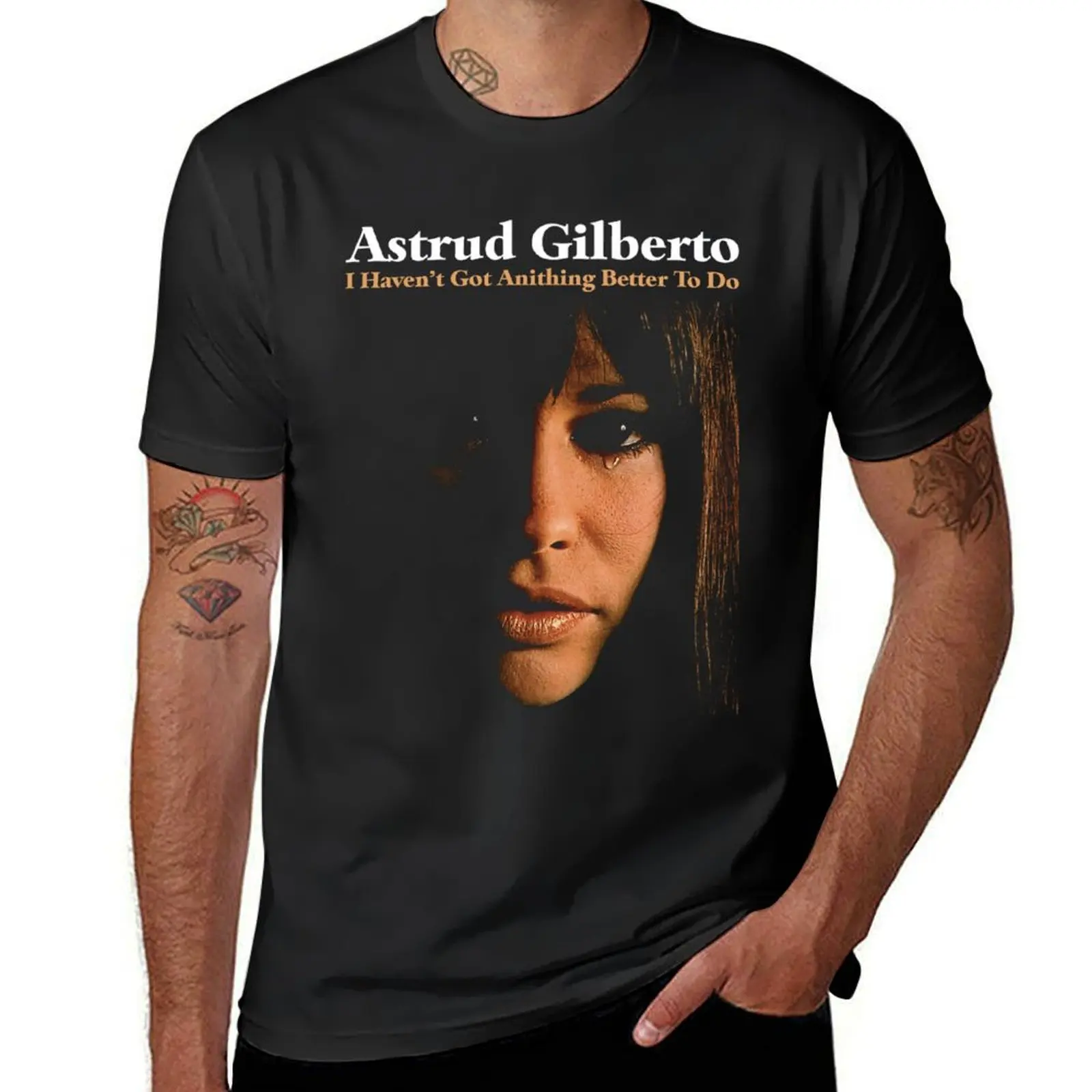 ASTRUD GILBERTO T-Shirt plus sizes for a boy oversizeds Blouse Short sleeve tee men