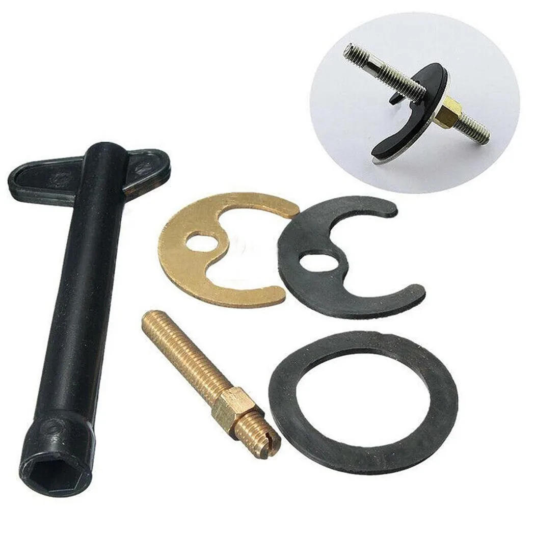 Kit de fijación de grifo, llave de arandela de perno, herramienta de lavabo de cocina, llave Hexagonal de plástico para reparar grifos