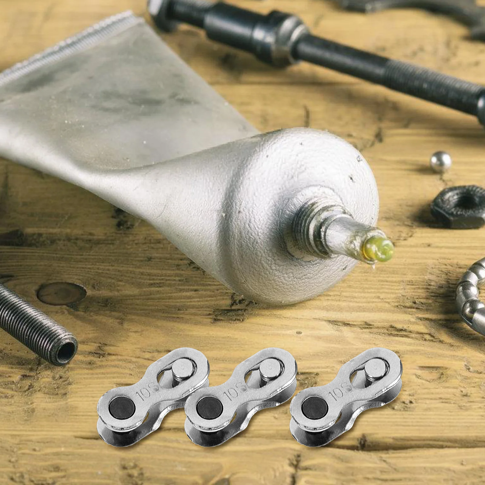 

8pcs Alloy Bike Chain Connectors Quick Release Links For Mountain Road Bikes Replacement Joints Cycling Chain Repair Buckles