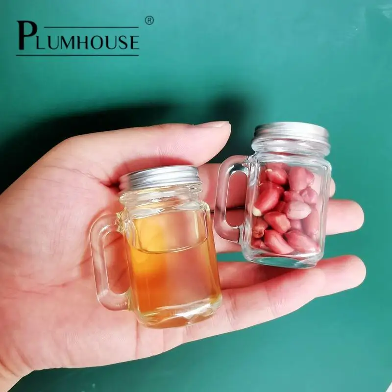 Picnic Spice Glass Bottle Small Sample Wine Glass Tasting Container Carry-on Medicine Box Honey Dispensing Sealed Moisture-proof