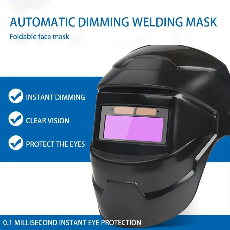 

PC Welding Mask Automatic Variable Light Adjustment Welding Mask Suitable for Electric Welding Grinding Cutting Anti-splash Tool