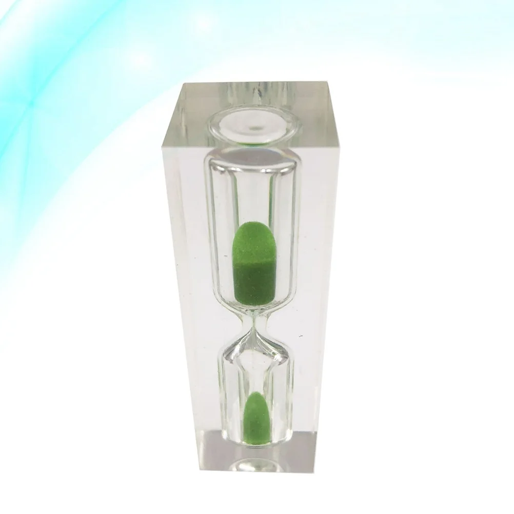 

3 Minute Hourglass Timer Crystal Sandglass Sand Clock Decoration for Teeth Brushing Concentration Crystal Sandglass