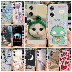 For Oppo A57 4G 2022 Case A57s A77s Cute Fashion Painted Cover Soft Silicone Phone Case For Oppo A77s A57s A 77 4G Fundas Bumper