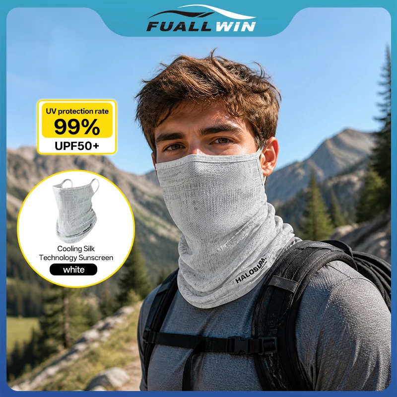 UV Protection Neck Gaiter, Ice-Cool Breathable Sun Face Cover, Multi-Functional Headwear for Cycling Hiking Fishing Sports