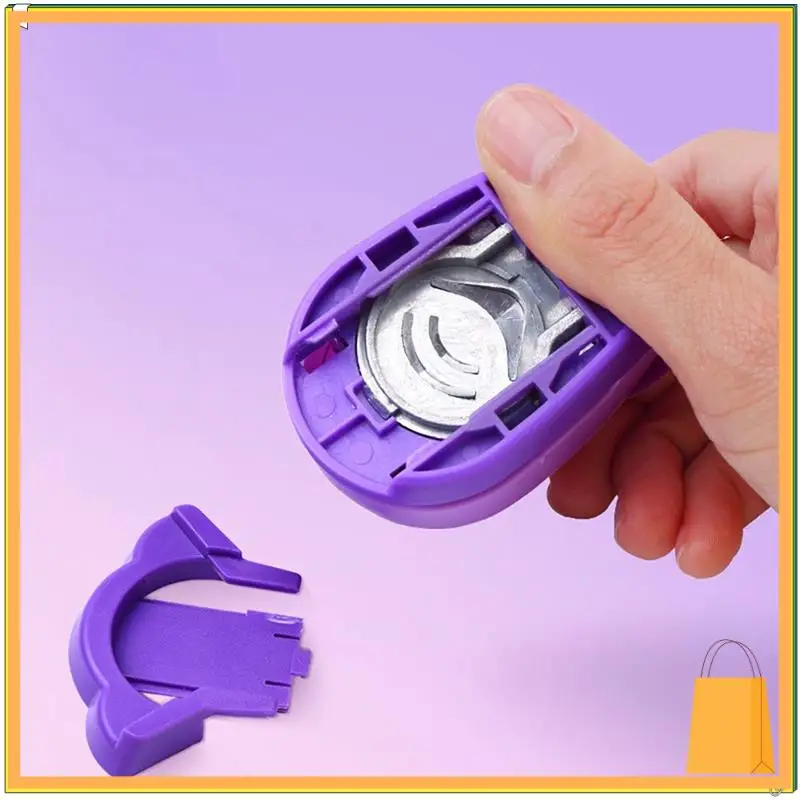 L52A-더블 코너 공예 펀치 곡선 DIY 홀 펀치 종이 커터 엠보싱 스크랩북