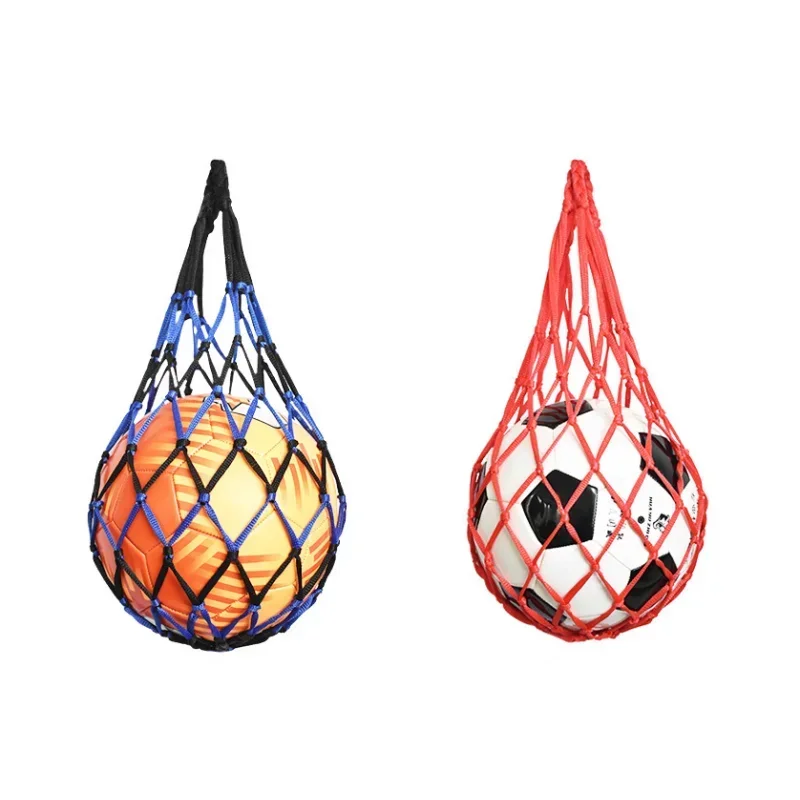 Basketball Football Net Bag Nylon Bold Storage Pack Single Ball Carry Portable Equipment Outdoor Sports Soccer Volleyball Pocket