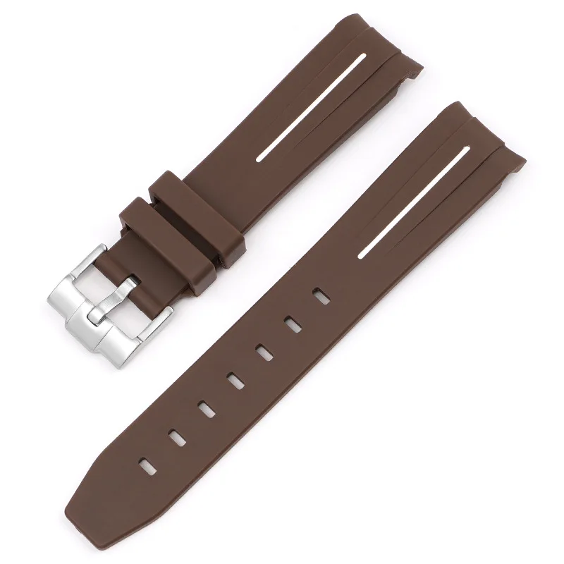 Silikon-Uhrenarmband für Omega X Swatch Joint MoonSwatch Planet, gebogenes Ende, TPU-Gummiband, Herren Damen Tauchsport-Uhrenarmband 20mm