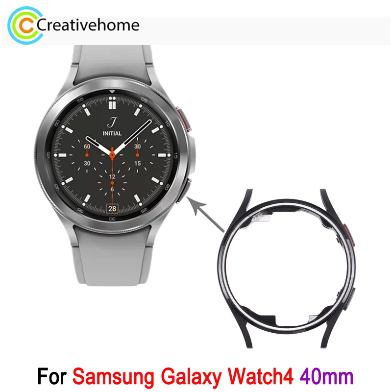 Replace Watch Frame For Samsung Galaxy Watch4 40mm SM-R860 SM-R865 Watch LCD Screen Metal Frame Bezel Plate Replacement Part