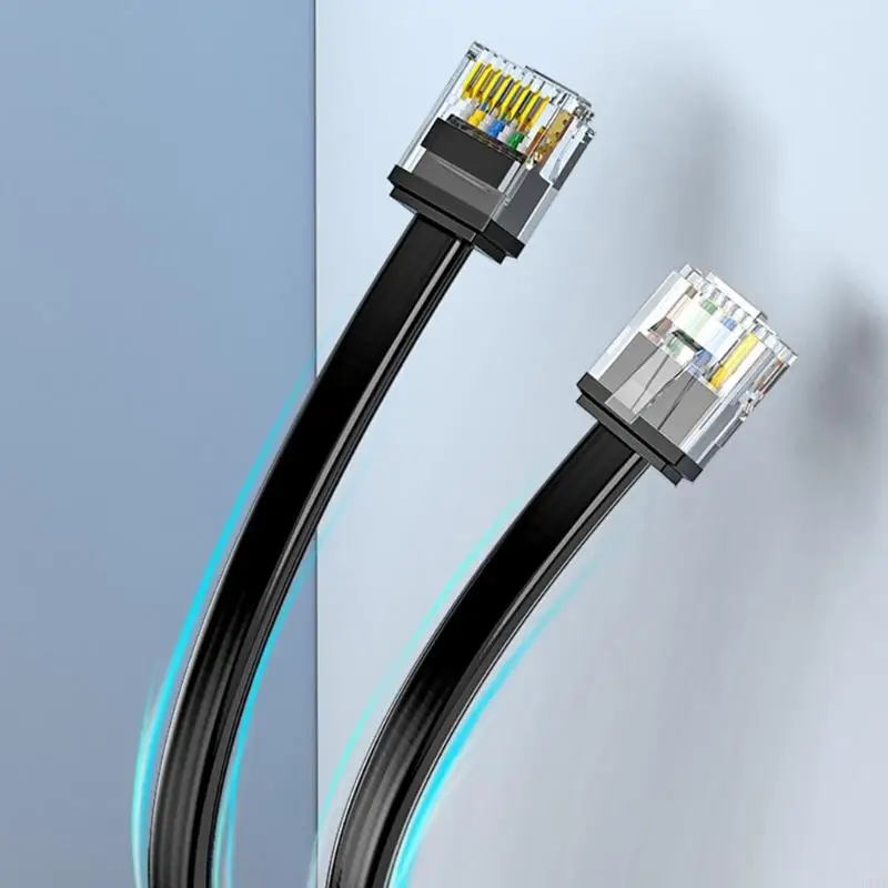 Cat6 Flat Ethernet Short UTP Cable Rj45 Boot Cord Networking Connector Cat6 Networking Cable Management for Router K1KF