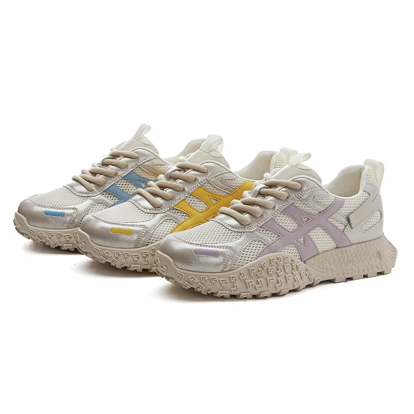 

Весенне-летние женские спортивные кроссовки, женские уличные теннисные туфли с дышащей сеткой, женские повседневные нескользящие неуклюжие кроссовки на толстой подошве