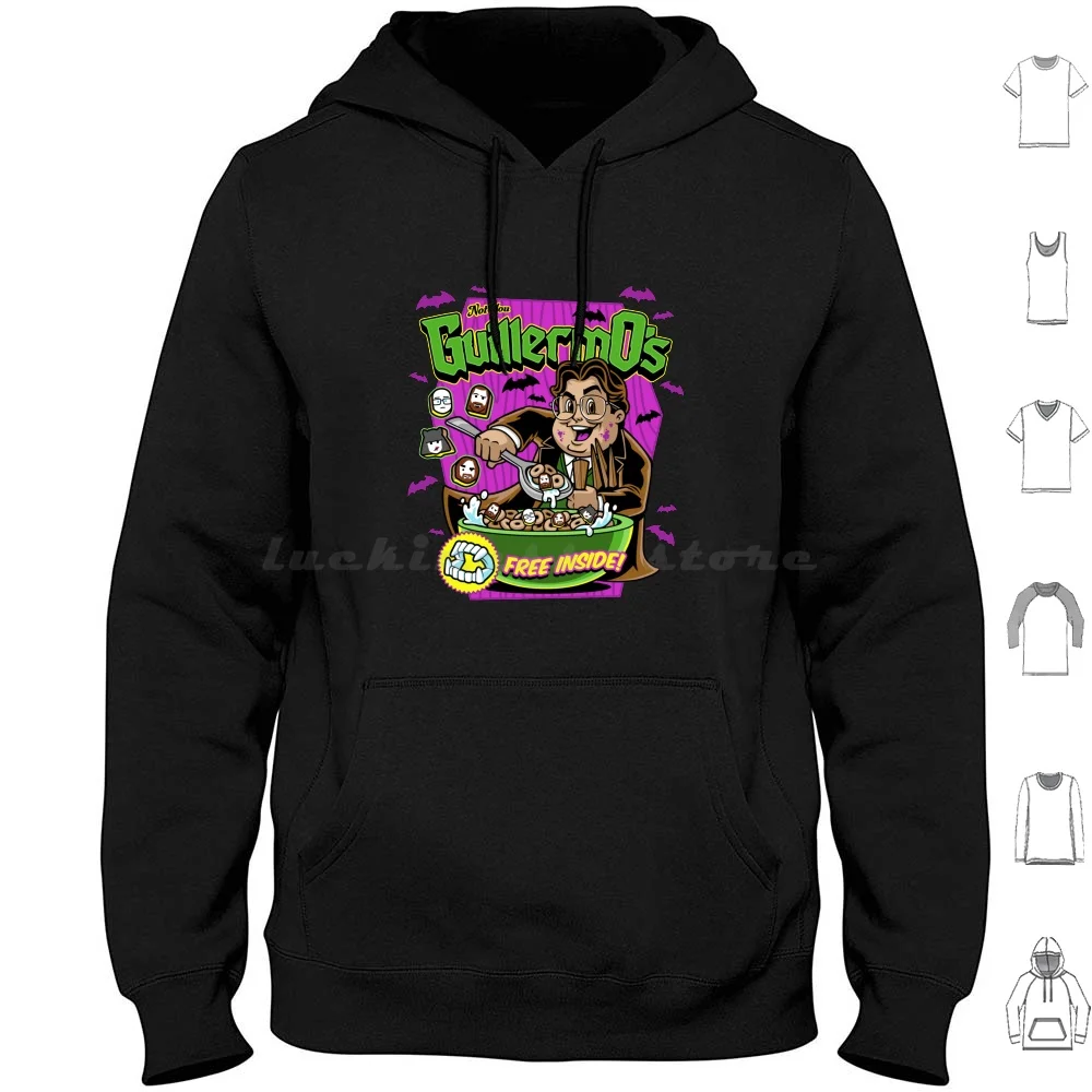 Guillermo'S Hoodies Long Sleeve Wwdits Shadows Vampire Guillermo De La Cruz Cereal Bats Marshmallows