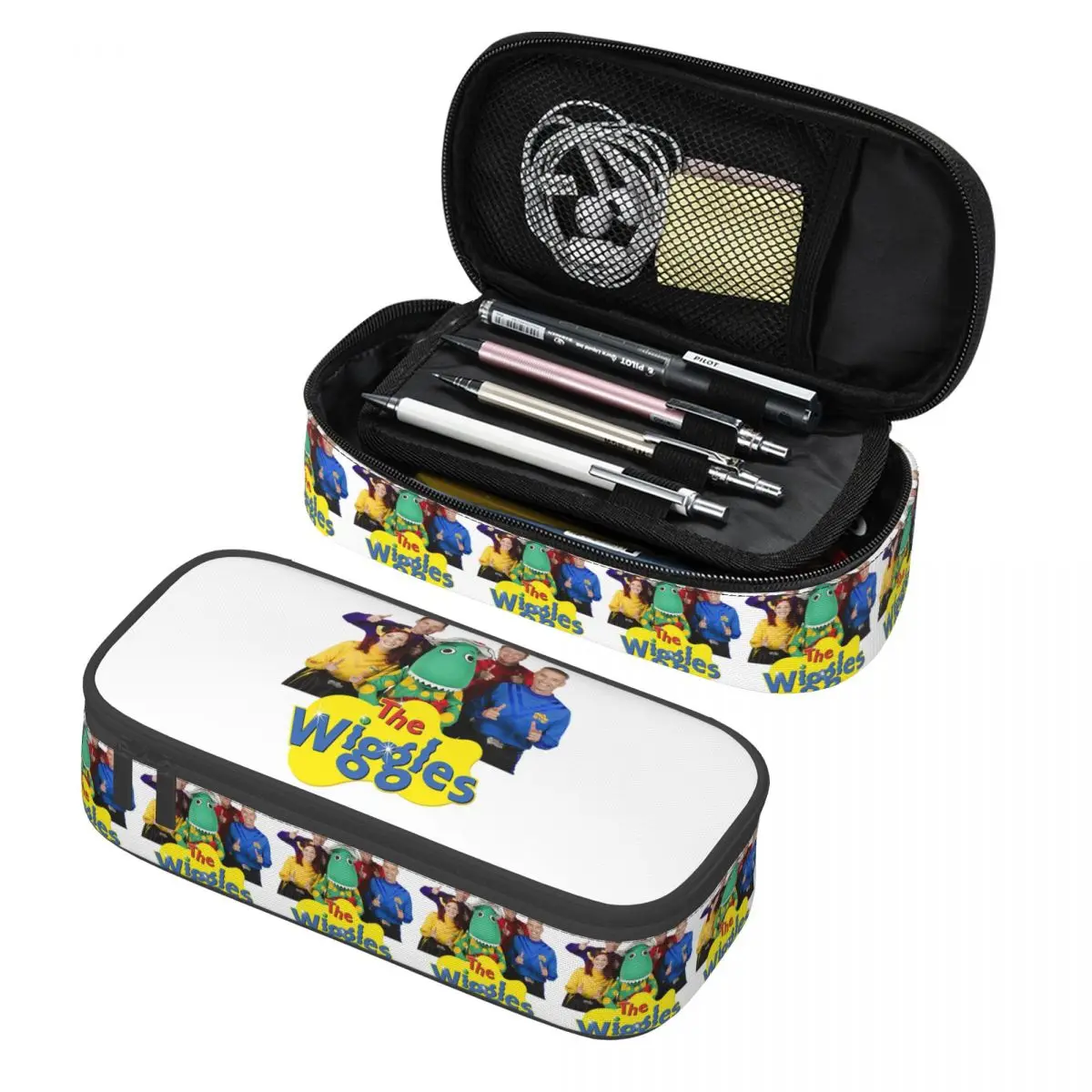 The Wiggles Tv Show Music Band Pencil Cases Pencil Pouch Storage Stationery Supplies Pen Box Pencil Bag for Students