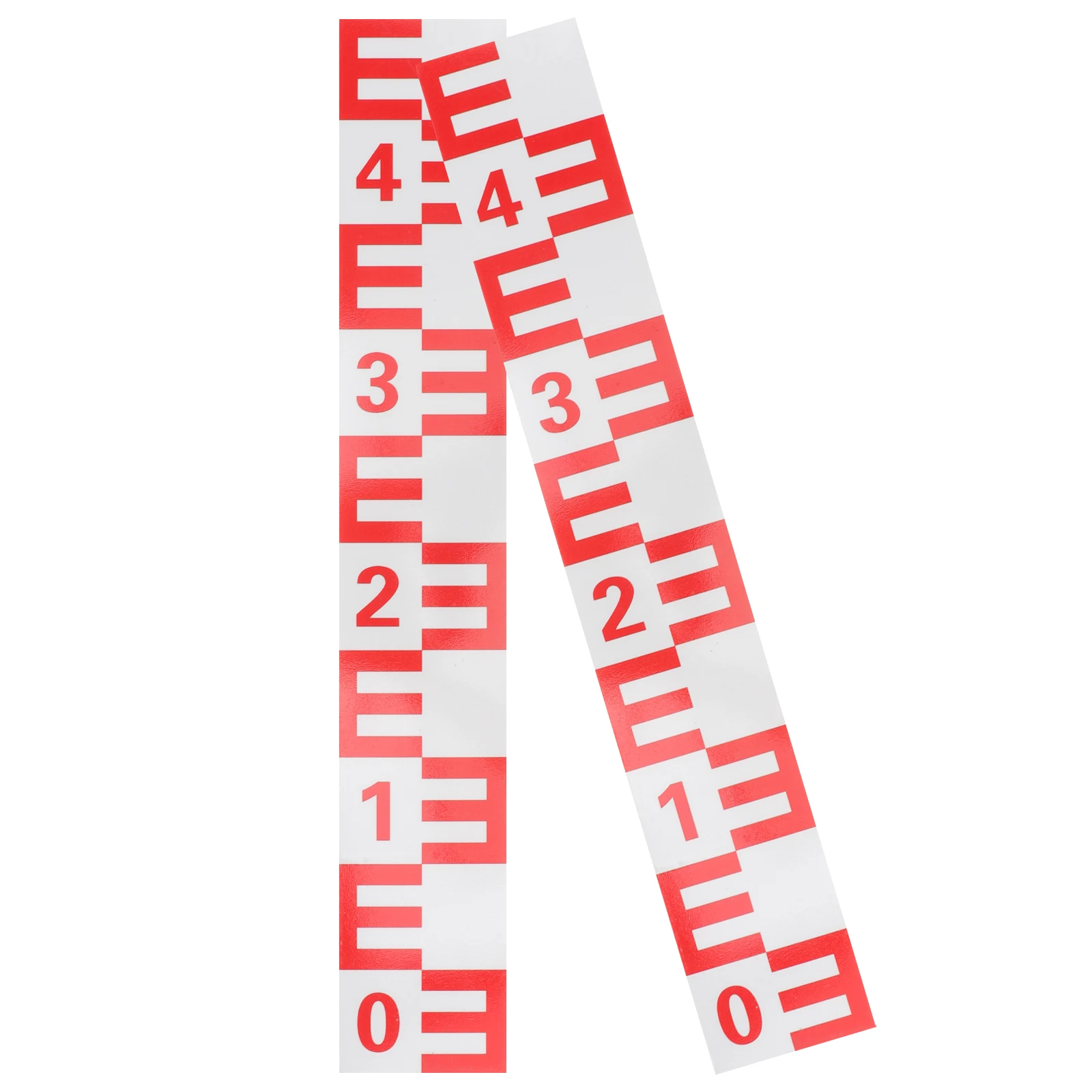 

Aluminum Plate Water Level Ruler Measure Pool for Aquarium Guage Tool Small Gauge Indicator Waterproof Sticker