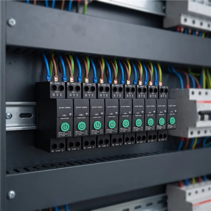Tuya Zigbee Wireless Smart Home Circuit Breaker Switch Smartphone Remote Control-B51B