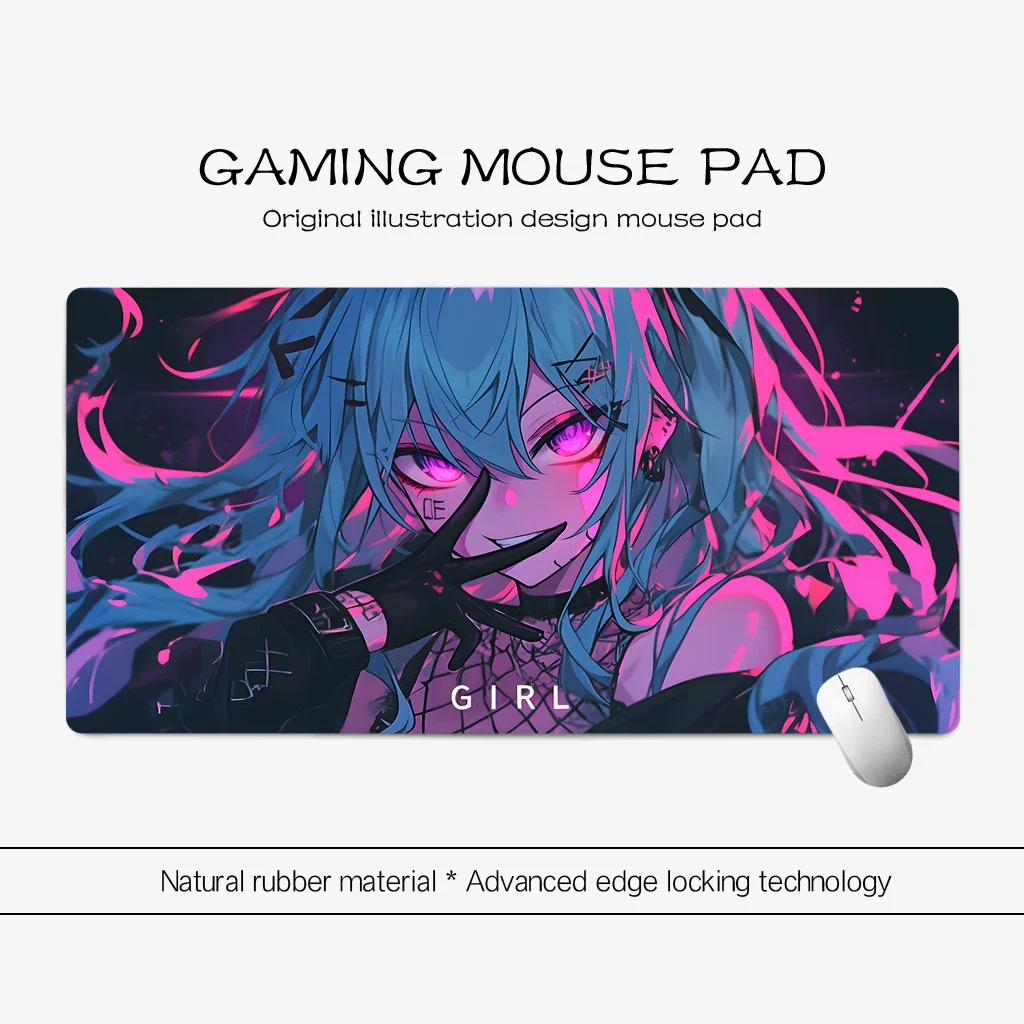 

90x40cm large size locking mouse pad Multi-model rubber anti-slip gaming pads anti-dirt surface waterproof and anti-scratch XXL