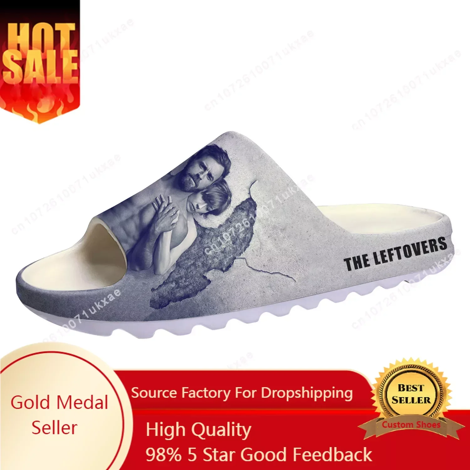 The Leftovers Soft Sole Sllipers Home Clogs Kevin Garvey Step On Water Shoes Mens Womens Teenager Step in Customized Sandals