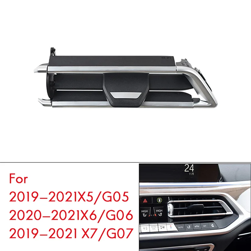 1 زوج الجبهة تنفيس الهواء مصبغة كليب أجزاء الكسوة لسيارات BMW X5 X6 X7 G05 G06 G07 سيارة A/C منفذ إصلاح أطقم 64119458541 6411 9468 531
