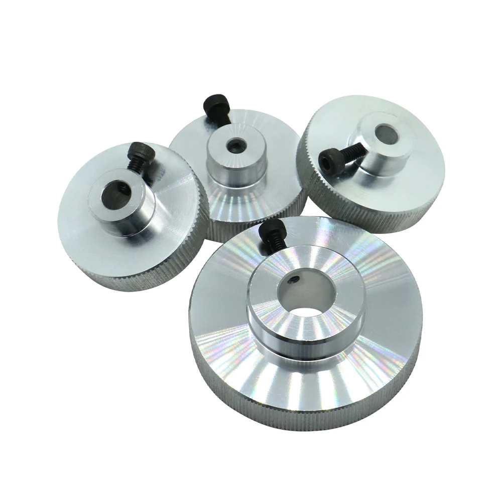 Inner Hole 5/6.35/8MM/14MM Aluminum Alloy Stepper Motor Handwheel for Nema 17 Nema 23 Nema 34