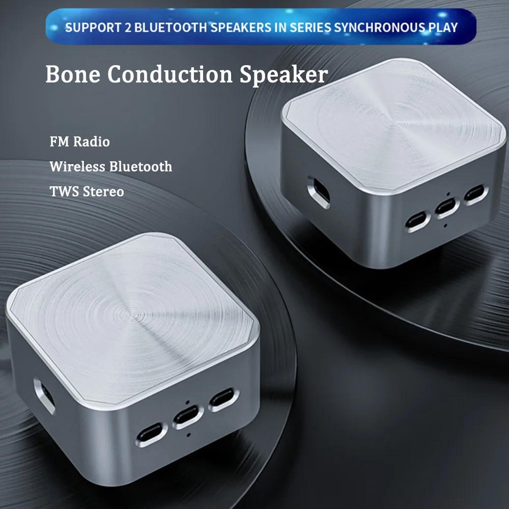 

Динамик с костной проводимостью 2025 и FM-радио, резонансный аудио, Bluetooth-динамики, беспроводной TWS, стереозвук, динамик, дропшиппинг