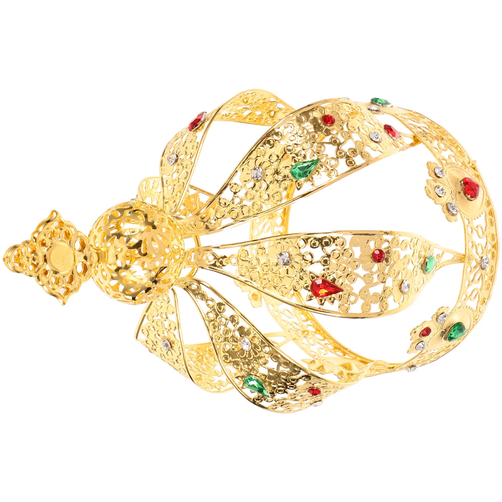 

Crown Shape Cake Decoration Metal Baking Dessert Decor Birthday Wedding Baby Shower Party Supplies Pearl Gold Tiara Cake