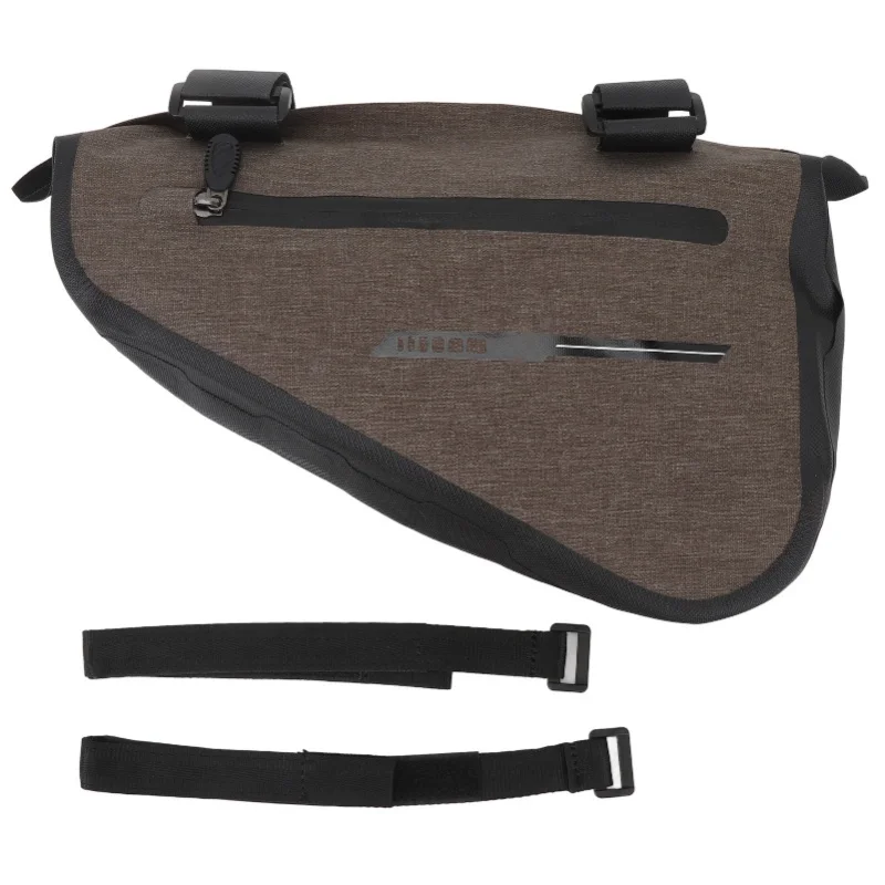 

Велосипедная сумка с треугольной рамой, многофункциональная водонепроницаемая сумка из ТПУ с двусторонними карманами, большая вместительная велосипедная треугольная сумка для горной дороги