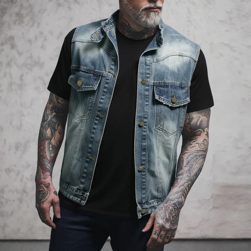 

Осенне-зимняя новая мужская одежда в британском стиле, модный мужской жилет больших размеров