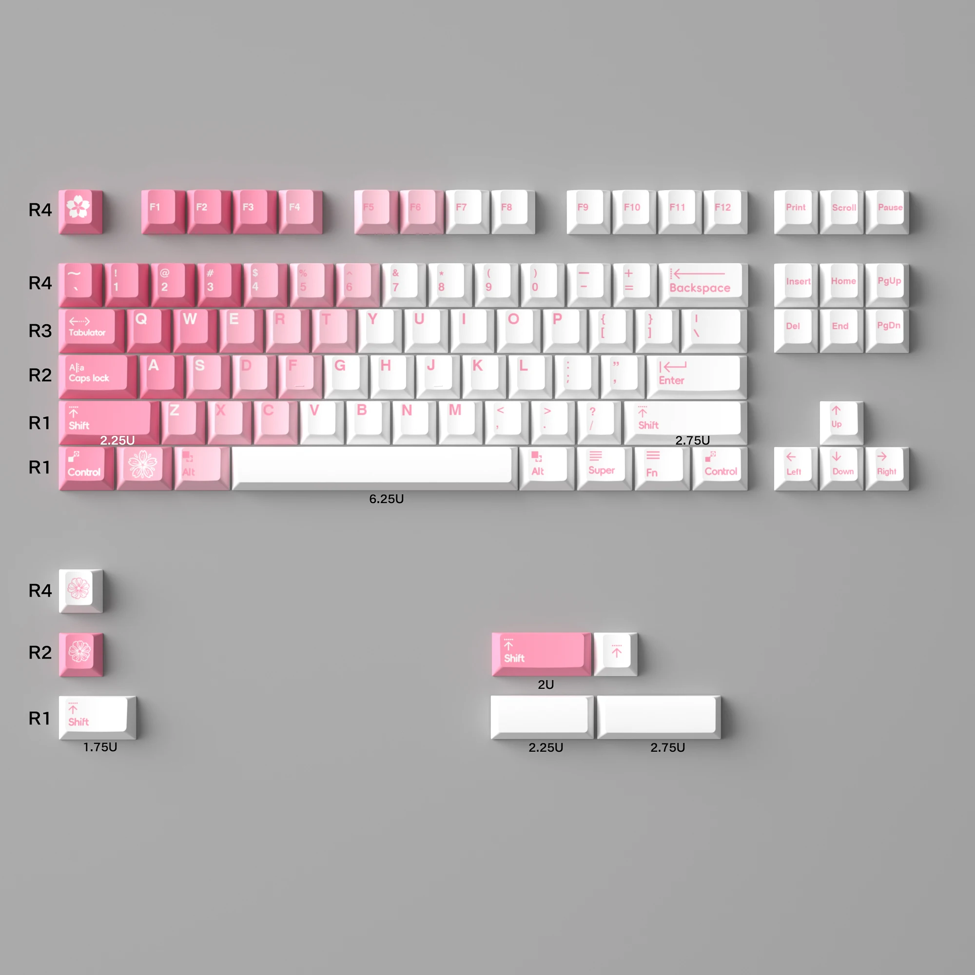 GMK New Color Combination Keycaps PBT Dye Subbed Key Caps Cherry Profile Keycap With 2.25U 2.75U 3U 7U Spacebar ISO Enter