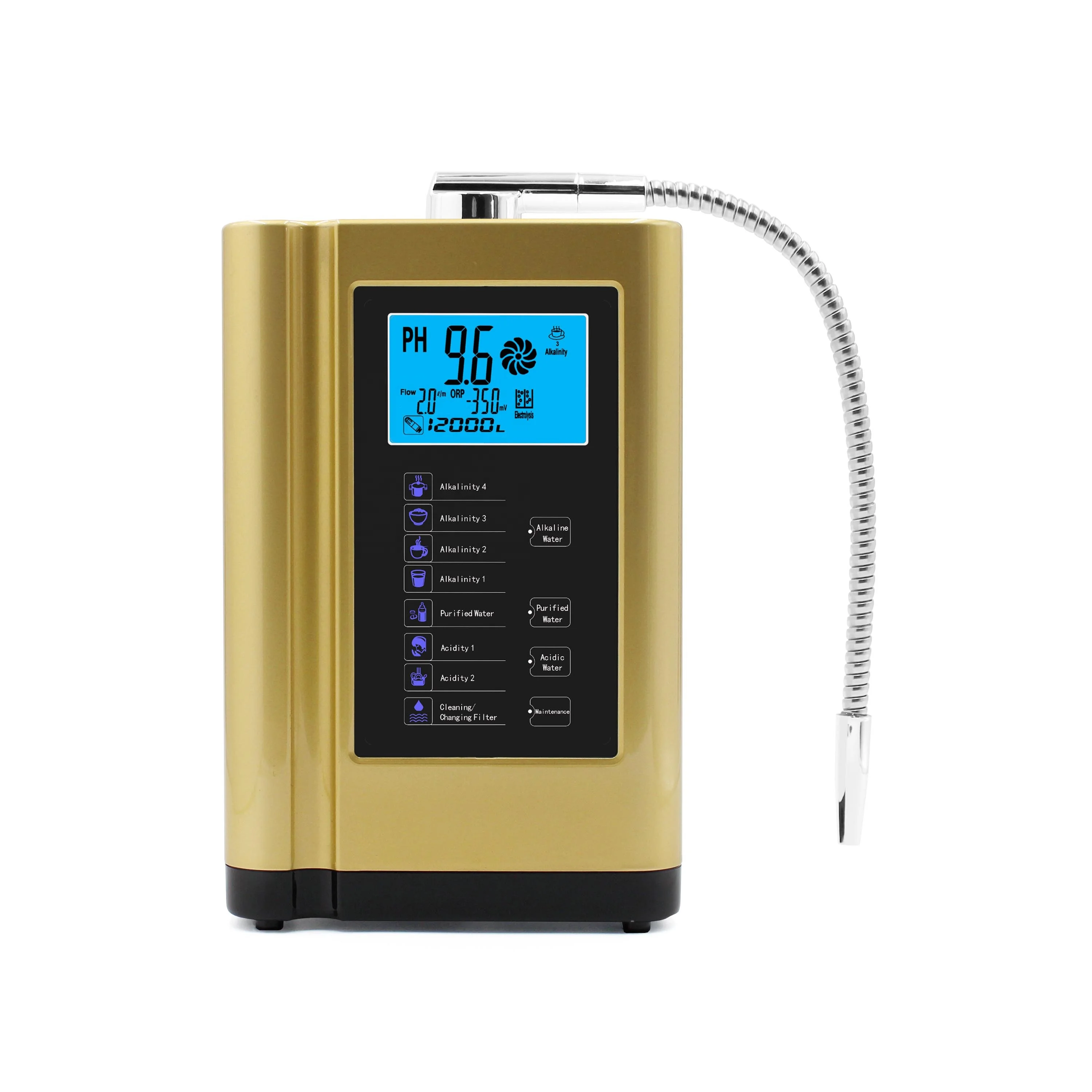 

2pcs 5 plates alkaline water ionizer kangen water machine