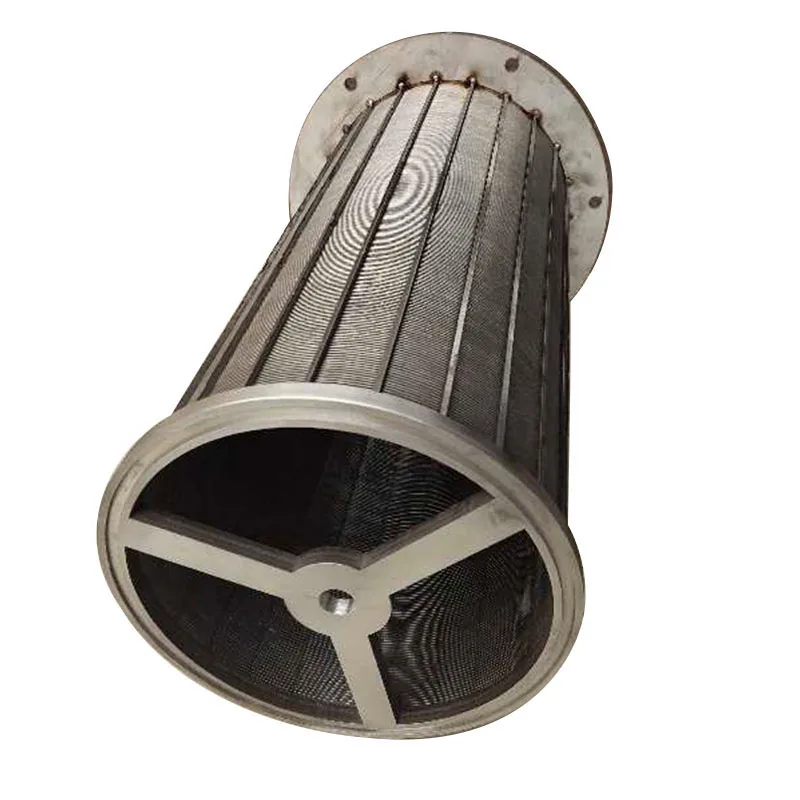 

304 316 Centrifugal screen Stainless Steel Filter Cylinders Self-cleaning Wedge Wire Screen