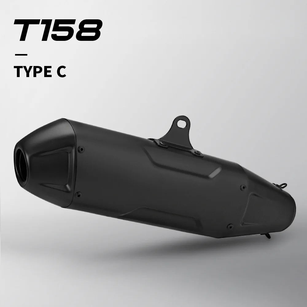 

Motorcycle MT07 MT09 Z900R3 NINJA400 modified exhaust pipe t158 universal 51MM tail system exhaust