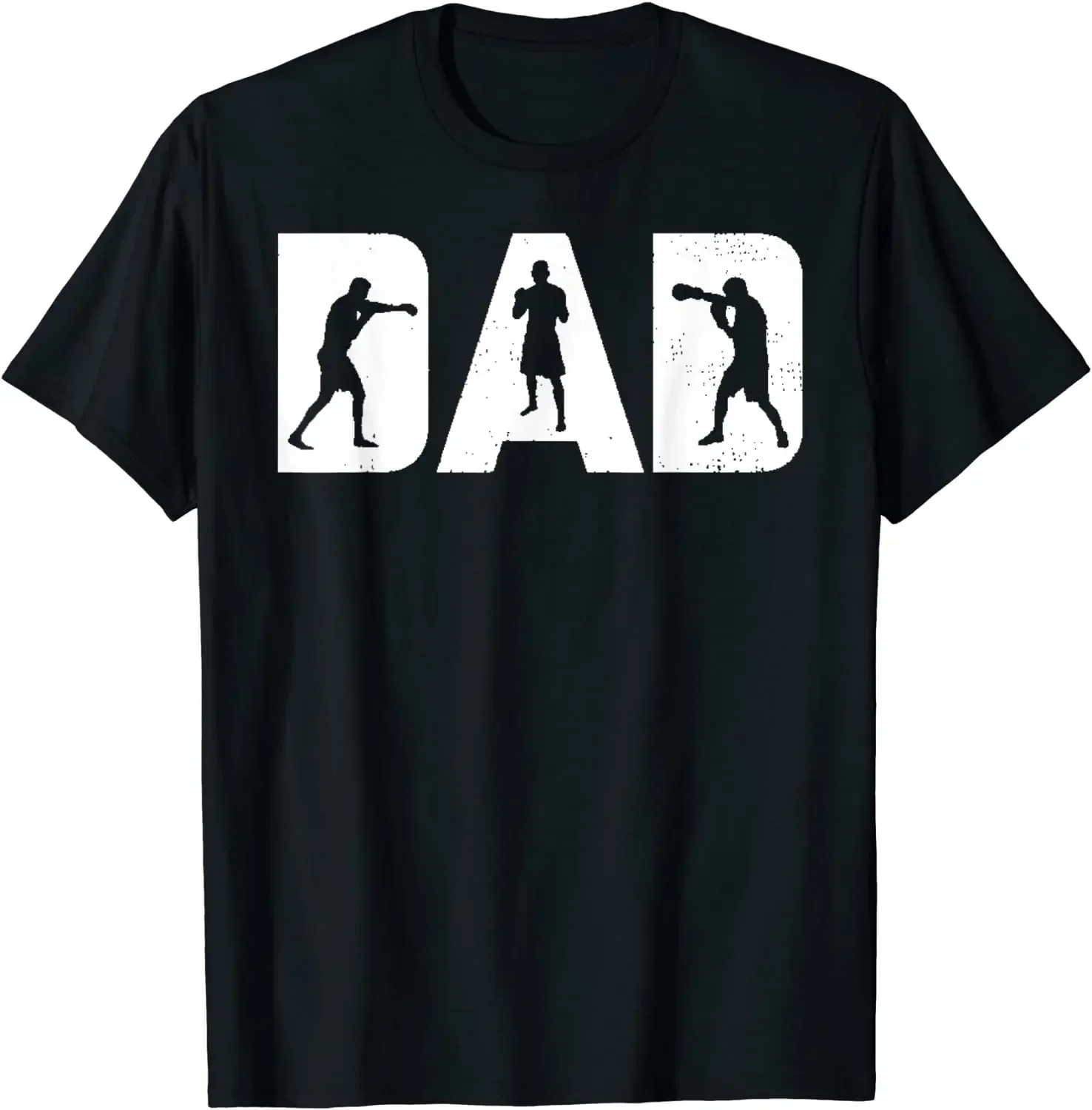 Vintage Retro Boxing Dad Gift Tshirt- Father's Day Shirts Summer Cotton O-neck T-Shirt