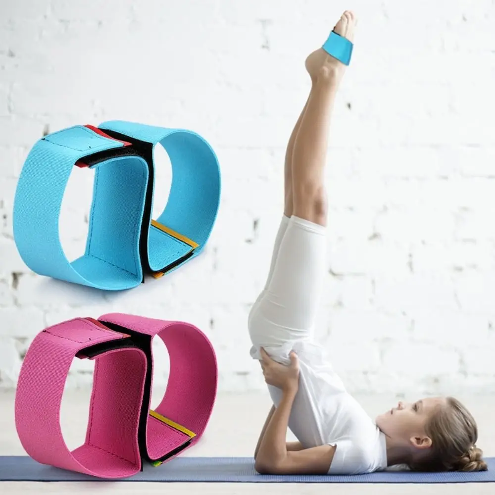 

Elastic Gymnastics Sticky Toes Foot Alignment Adjustable Gymnastics Tumbling Trainer Lightweight Ankle Straps