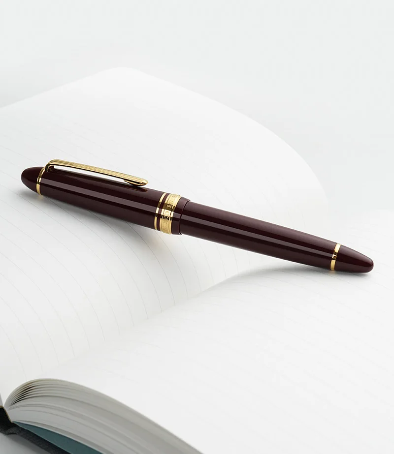 Original Sailor  1219 1221 1222  9096 14K Gold Fountain Pen Profit Ivory White Torpedo Gold Nib Flat top Japan