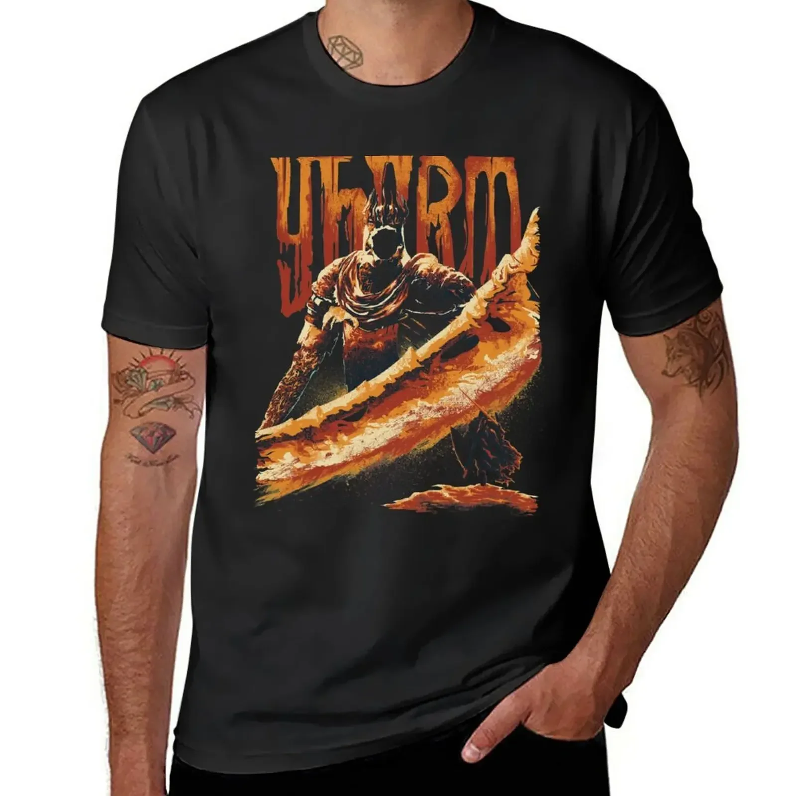 

Yhorm the Giant T-Shirt tops summer top blacks mens white t shirts