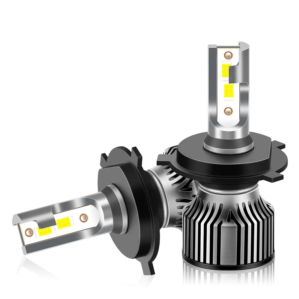 H7 Headlight 9005/HB3 H1 9006/HB4 H11/H8/H16 LED Bulbs H4 Hi/Lo Beam Headlights 30000LM +800% Brightness No Dark Spot 2Pack A8