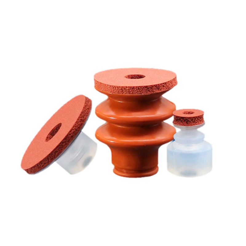 Mechanical arm accessories, sponge vacuum suction cup, strong suction nozzle installation hole silicone material SP MP-10 15 20
