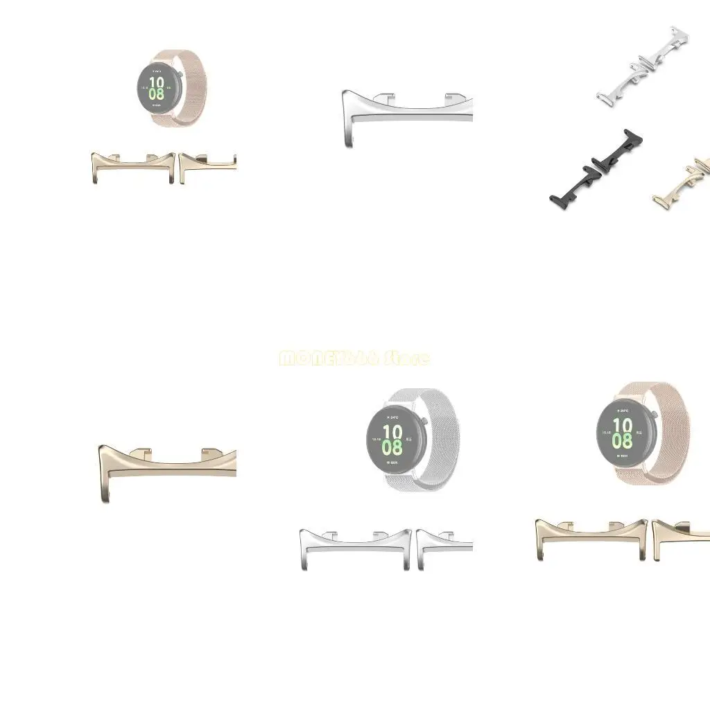 

F62C Metal Link Link Connectors Attactment для Watch Fit 20mm Wwatch Easy в прикреплении обеспечивает безопасное 1 пара