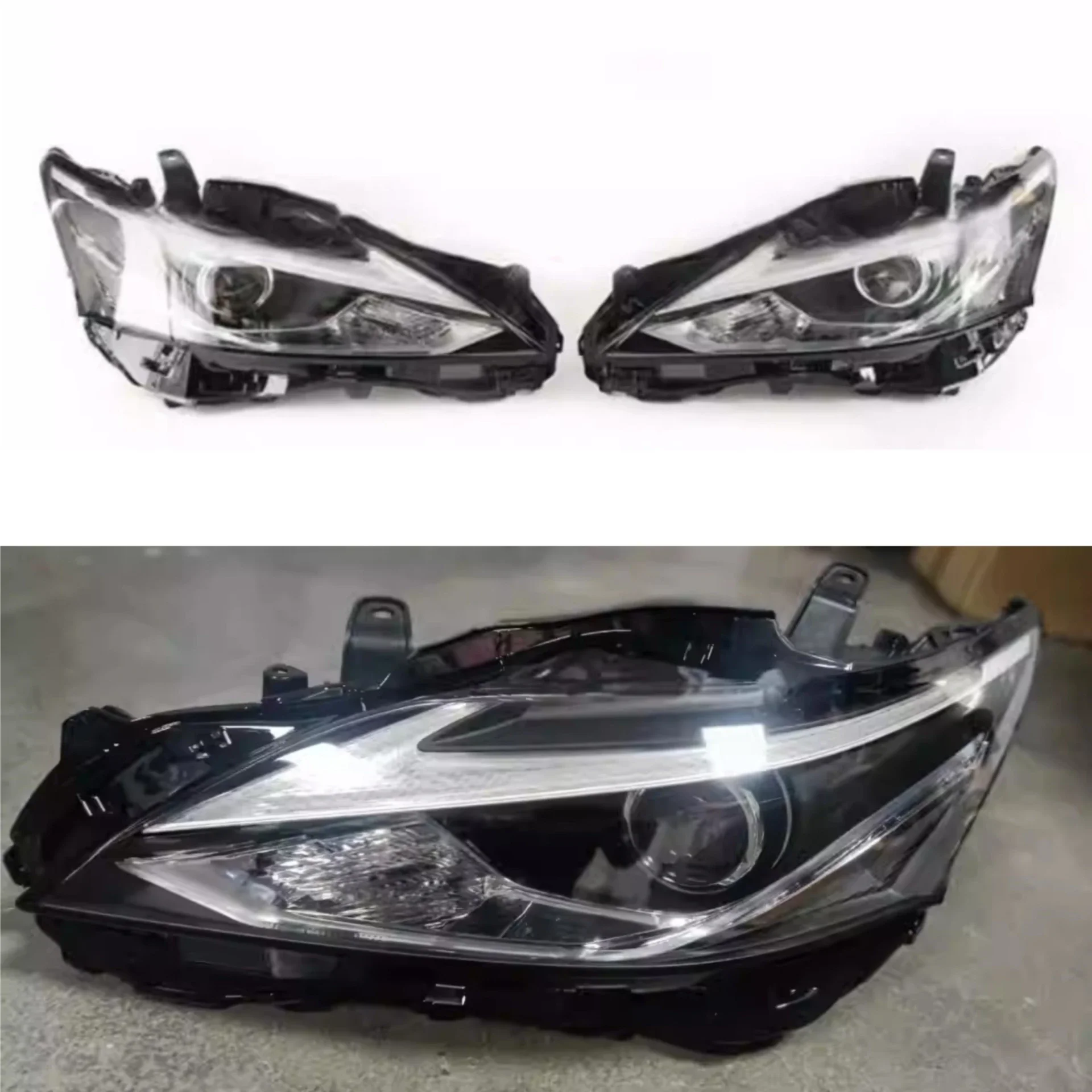 

Светодиодные фары в сборе для Lexus CT200H 2012-2018, обновленный Deluxe, новый стиль, дневные ходовые огни, указатель поворота, автомобильные аксессуары