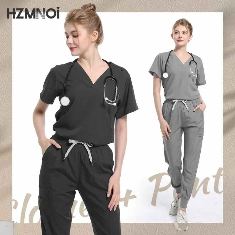 

Hospital Surgical Uniform Medical Scrub Set Doctor Nurse Clothes Nursing Accessories Dental Clinic Beauty Salon Workwear Lab Set