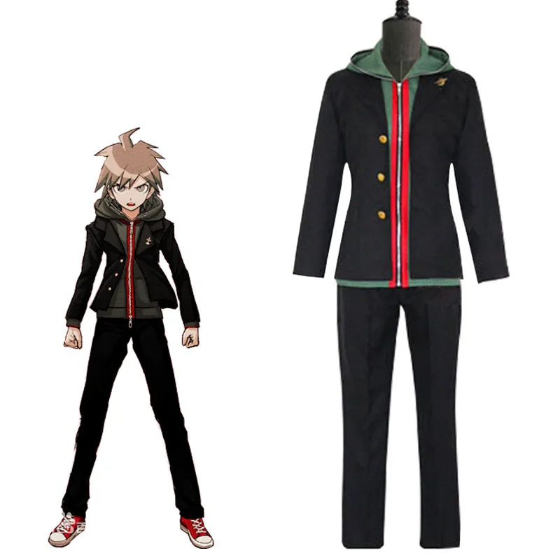 Naegi Makoto Cosplay Costume Anime Super Danganronpa Uniform For Men Halloween