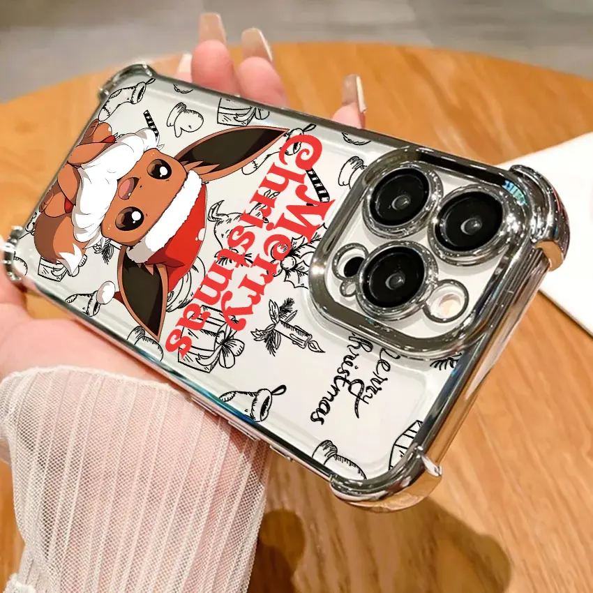 Christmas Pokemons Pikachus Gengar Case For Samsung Galaxy A56 A55 A54 A52 A53 5G A36 A34 A35 A73 A26 A25 A16 06 A07 Phone Cover
