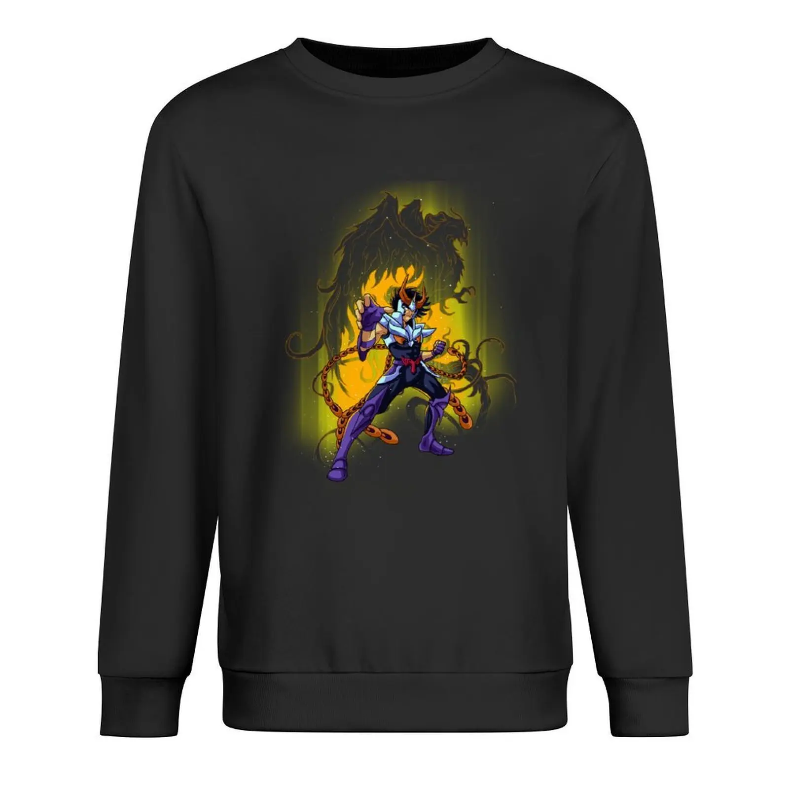 

Ikki of Phoenix Pullover men clothing aesthetic clothing anime clothing men's sweat-shirt set sweatshirts