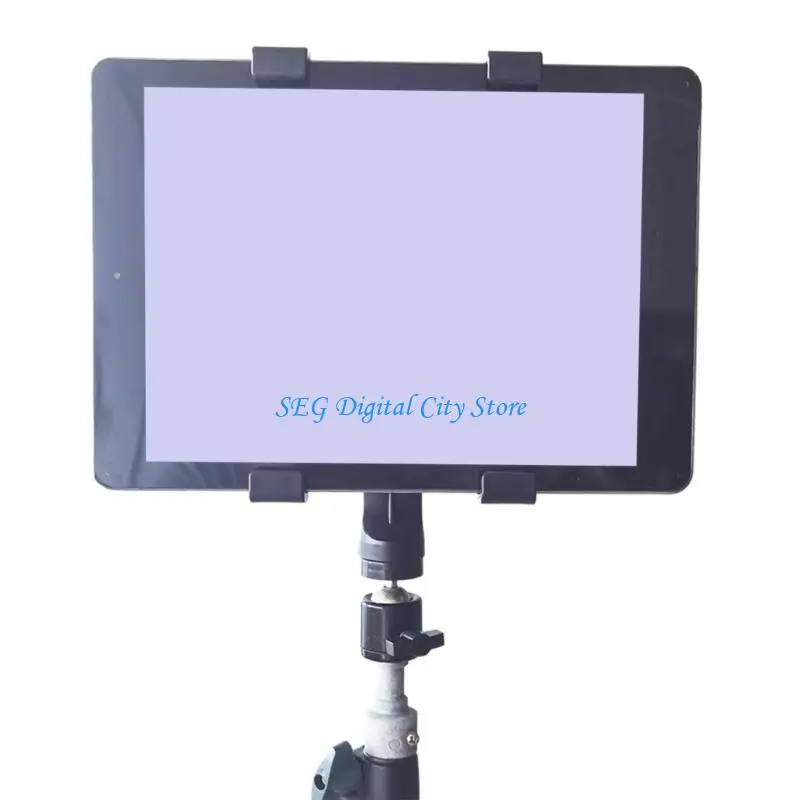

U75B Universal Tablet Clamp Holder with 1/4" Ball Head Adapter Fits 7-13 Inch Tablets