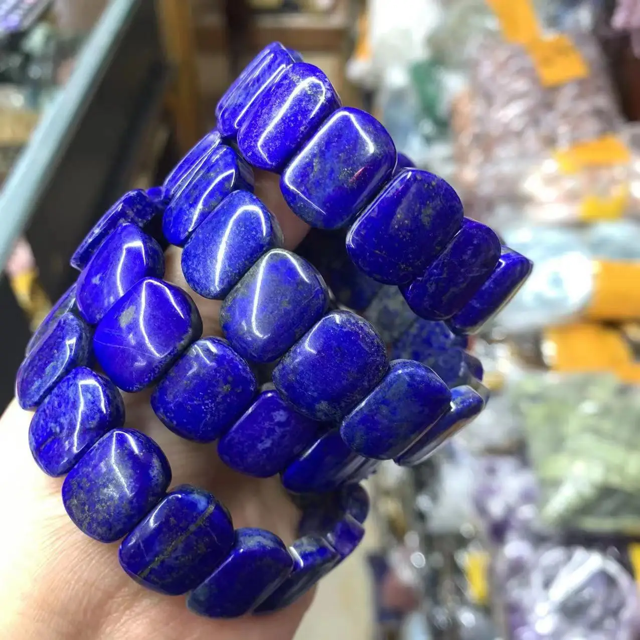 2023 Natural Lapis Lazuli Stone Bracelet 13×18mm Premium Jewelry Gemstones for Men for Women Gift Wholesale!