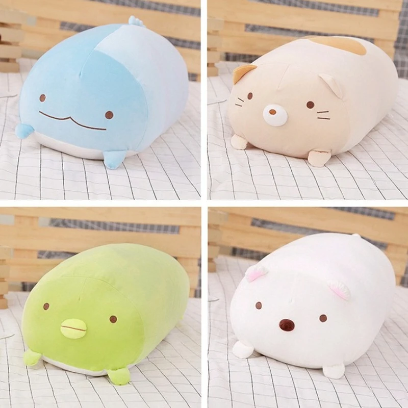 28CM Kawaii Sumikko Gurashi Series Plush Toy Throw Pillow Cartoon Cute Character Creativity PP Cotton Filling Stuffed Toy Gift