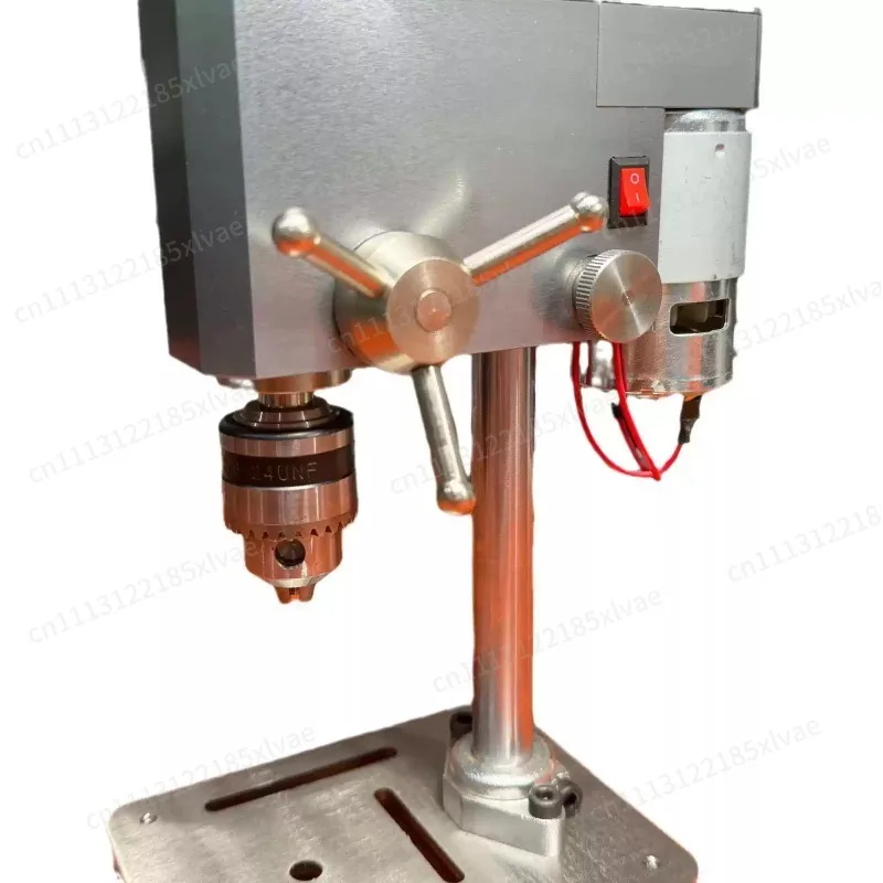12-24V DIY desktop mini table drill, high-precision micro drilling machine, household small table drill