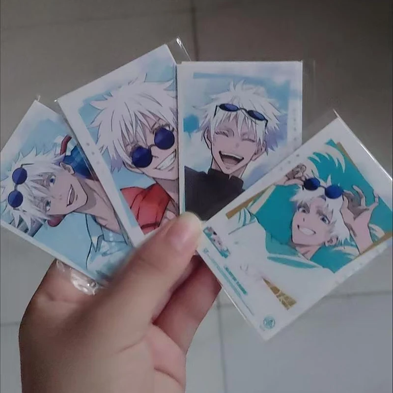 4 unids/set tarjeta de Anime Cosplay esquinas redondeadas tarjeta LOMO postal regalos de navidad niñas