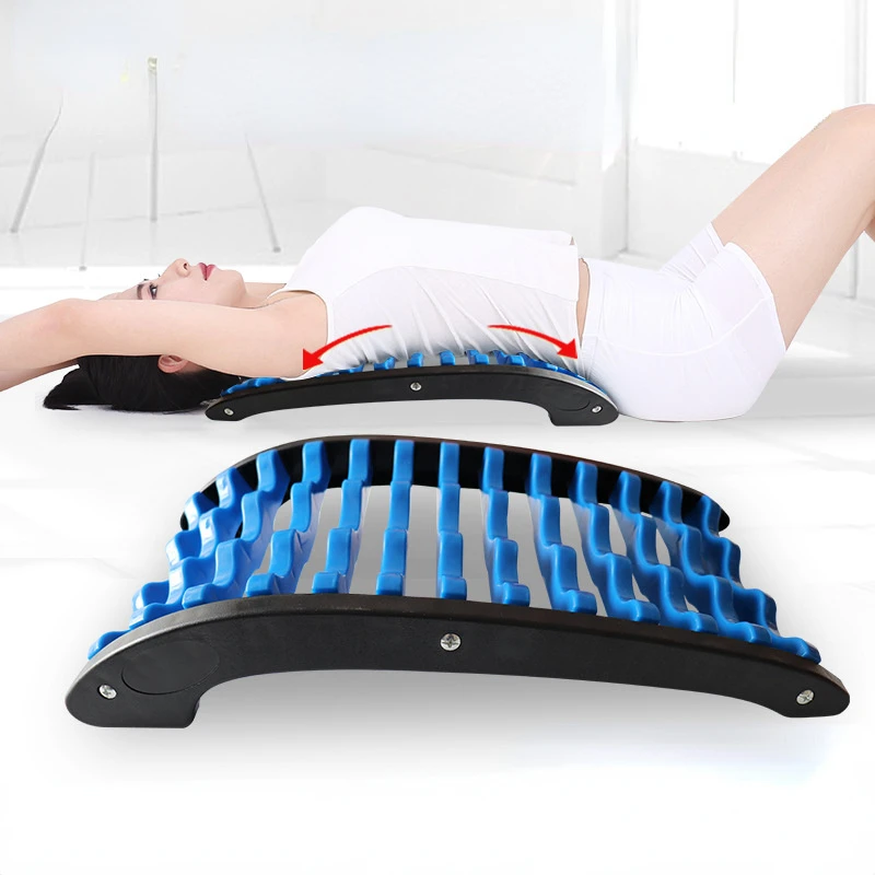 Nieuwe Back Massager Tools Brancard Apparatuur Massage Magic Fitness Lumbale Ondersteuning Ontspanning Wervelkolom Spier Relax Botverzorgingstool